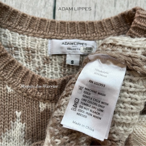 Adam Lippes intarsia fair-isle wool blend sweater *shop@iamarrior - Picture 13 of 14